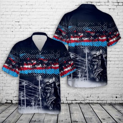 4Th Of July Hawaiian Shirts, 4Th Of July Blue And Red Donuts Hawaiian Shirt