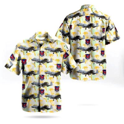Air Force Hawaiian Shirt, Arkansas Air National Guard 188th Wing Fairchild A-10C Thunderbolt II Hawaiian Shirt, Airplane Hawaiian Shirt