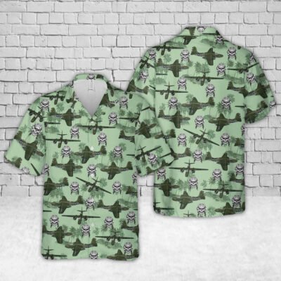 Air Force Hawaiian Shirt, Douglas A-20G Havoc US Veteran Hawaiian Shirt, Airplane Hawaiian Shirt, Military Aloha Shirts