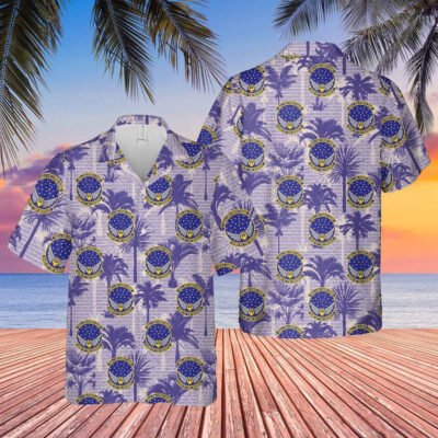 Air Force Hawaiian Shirt, USAF Illinois Air National Guard, Air Force Band of the Midwest, 566th Air Force Band Hawaiian Shirt