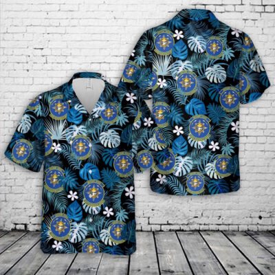 Air Force Hawaiian Shirt, USAF Leadership Development Course Hawaiian Shirt, Airplane Hawaiian Shirt, Military Aloha Shirts