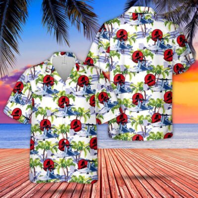 Air Force Hawaiian Shirt, US Air Force 413th Flight Test Squadron CV-22 Osprey Hawaiian Shirt, Airplane Hawaiian Shirt, Military Aloha Shirts