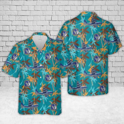 Air Force Hawaiian Shirt, US Air Force 9th Special Operations Squadron Lockheed MC-130J Commando II Hawaiian Shirt, Airplane Hawaiian Shirt