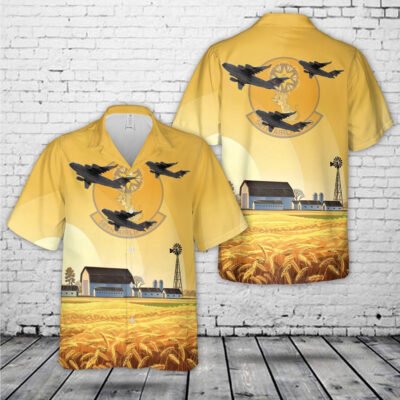 Air Force Hawaiian Shirt, US Air Force C-17 Globemaster III 58th Airlift Squadron Hawaiian Shirt, Airplane Hawaiian Shirt, Military Aloha Shirts