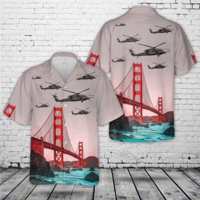 Air Force Hawaiian Shirt, US Air Force HH-60G Pave Hawk, 305th Rescue Squadron Hawaiian Shirt, Airplane Hawaiian Shirt, Military Aloha Shirts