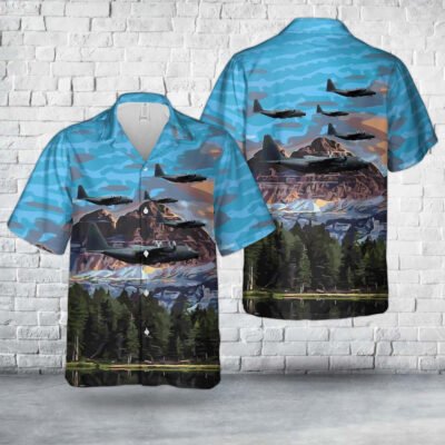 Air Force Hawaiian Shirt, US Air Force Lockheed MC-130E Hercules Combat Talon I (sn 64-0566) during Air Fete '84 Hawaiian Shirt