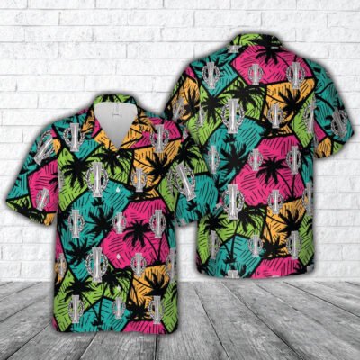 Air Force Hawaiian Shirt, US Air Force Missile Operations Badge Basic Hawaiian Shirt, Airplane Hawaiian Shirt, Military Aloha Shirts