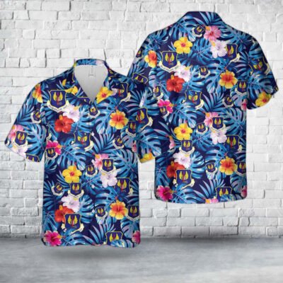 Air Force Hawaiian Shirt, US Air Force Missouri Air National Guard 157th Air Operations Group Hawaiian Shirt, Airplane Hawaiian Shirt