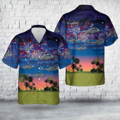 Air Force Hawaiian Shirt, US Air Force Sikorsky MH-53M Pave Low IV 69-5796, 4th Of July Hawaiian Shirt, Airplane Hawaiian Shirt, Military Aloha Shirts