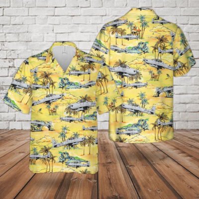 Air Force Hawaiian Shirt, Us Air Force Embraer A-29A Super Tucano Hawaiian Shirt, Airplane Hawaiian Shirt, Military Aloha Shirts