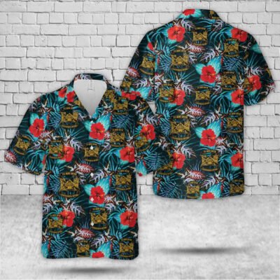 Army Hawaiian Shirt, US Army Diver Engineering Divers Hawaiian Shirt, Veteran Hawaiian Shirts