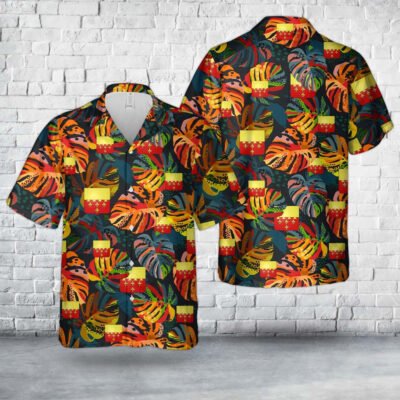 Army Hawaiian Shirt, US Army Illinois Army National Guard, 106th Cavalry Regiment (106th CR) Hawaiian Shirt, Veteran Hawaiian Shirts