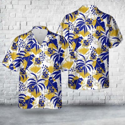 Army Hawaiian Shirt, US Army Illinois Army National Guard, 129th Infantry Regiment (129th IR) Hawaiian Shirt, Veteran Hawaiian Shirts