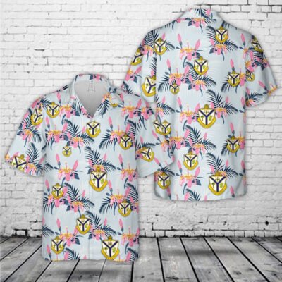 Army Hawaiian Shirt, US Army Illinois Army National Guard, 132nd Infantry Regiment (132nd IR) Hawaiian Shirt, Veteran Hawaiian Shirts