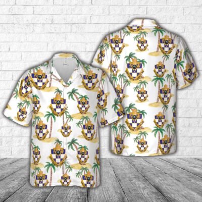 Army Hawaiian Shirt, US Army Illinois Army National Guard, 178th Infantry Regiment (178rd IR) Hawaiian Shirt, Veteran Hawaiian Shirts