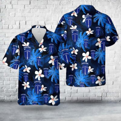 Army Hawaiian Shirt, US Army Infantry School Airborne Hawaiian Shirt, Veteran Hawaiian Shirts