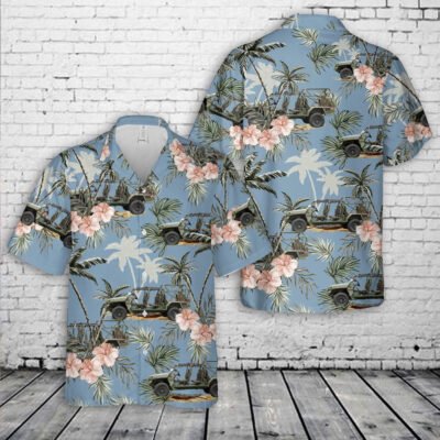 Army Hawaiian Shirt, US Army Infantry Squad Vehicle Hawaiian Shirt, Veteran Hawaiian Shirts