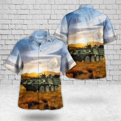Army Hawaiian Shirt, US Army M1129 Mortar Carrier (MC) Hawaiian Shirt, Veteran Hawaiian Shirts