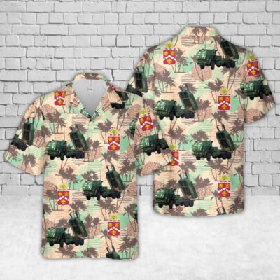 Army Hawaiian Shirt, US Army M142 HIMARS Of 5th Battalion, 3rd Field Artillery Regiment, 17th Field Artillery Brigade Hawaiian Shirt