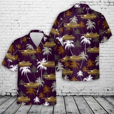 Army Hawaiian Shirt, US Army M1A2 SEP TUSK II in Iraq, in the 2000s Hawaiian Shirt, Veteran Hawaiian Shirts