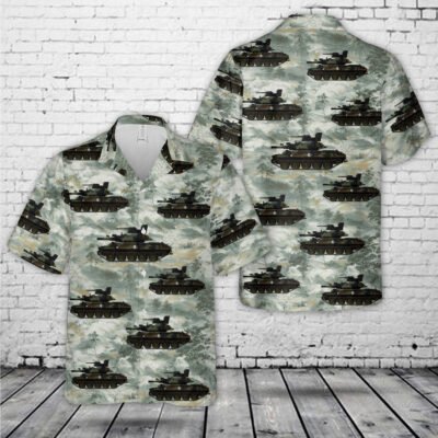 Army Hawaiian Shirt, US Army M551A1, 82d Airborne Division early 1990s Hawaiian Shirt, Veteran Hawaiian Shirts