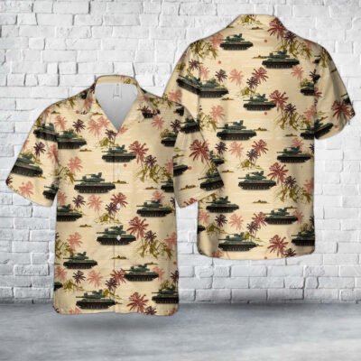 Army Hawaiian Shirt, US Army M551 ACAV, Vietnam, 1968 Hawaiian Shirt, Veteran Hawaiian Shirts