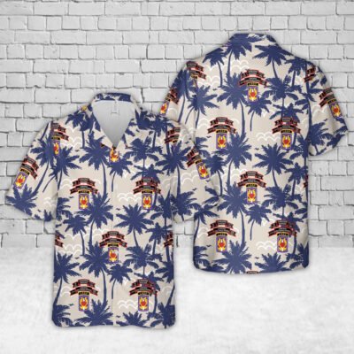 Army Hawaiian Shirt, US Army M Company (RANGER), 75th Infantry (AIRBORNE), 199th Light Infantry Brigade Hawaiian Shirt, Veteran Hawaiian Shirts