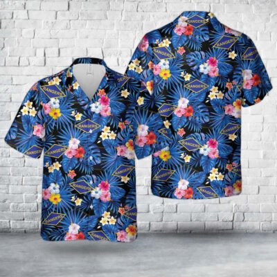 Army Hawaiian Shirt, US Army Rangers WWII Ranger Battalions Hawaiian Shirt, Veteran Hawaiian Shirts
