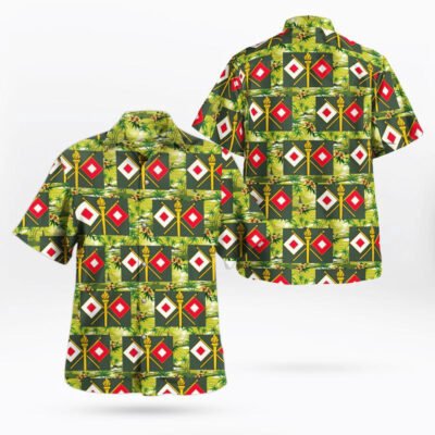 Army Hawaiian Shirt, US Army Signal Corps Branch Badge Hawaiian Shirt, Veteran Hawaiian Shirts
