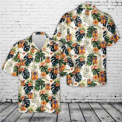 Army Hawaiian Shirt, US Army South Carolina Army National Guard 263rd Army Air and Missile Defense Command Hawaiian Shirt, Veteran Hawaiian Shirts