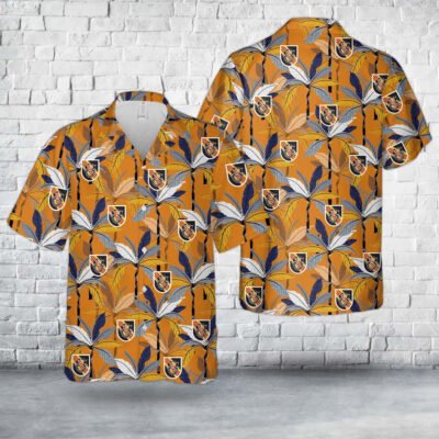 Army Hawaiian Shirt, US Army Special Forces 5th Special Forces Group (Airborne) (5th SFG (A)) Hawaiian Shirt, Veteran Hawaiian Shirts
