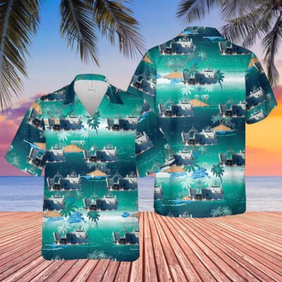 Army Hawaiian Shirt, US Army USAV General Frank S. Besson Jr. (LSV-1) Of 7th Transportation Brigade Hawaiian Shirt, Veteran Hawaiian Shirts