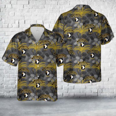 Army Hawaiian Shirt, Us Army 1-327 Airborne Infantry Tiger Force Lrrp - Vietnam War Hawaiian Shirt, Military Aloha Shirts