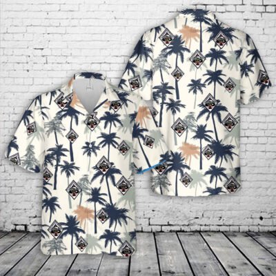 Army Hawaiian Shirt, Us Army 101St Airborne Aviation Division 101St Regiment B Company Hawaiian Shirt, Military Aloha Shirts