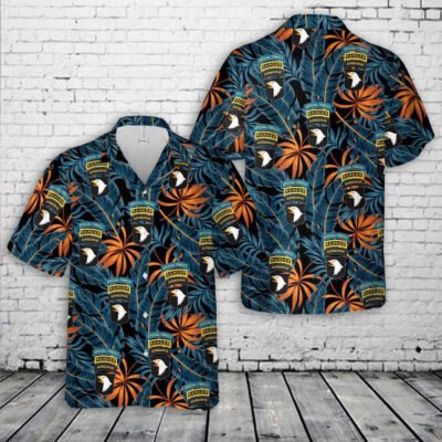 Army Hawaiian Shirt, Us Army 101St Airborne Ranger Special Forces Hawaiian Shirt, Military Aloha Shirts