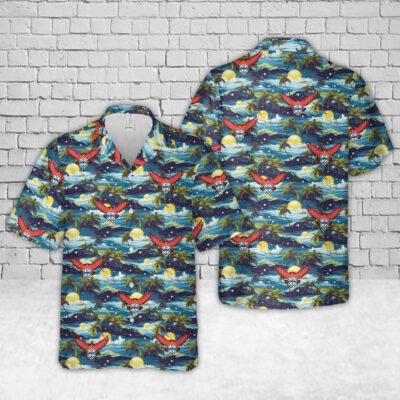 Army Hawaiian Shirt, Us Army 1325Th Airborne Infantry Regiment Red Falcons Hawaiian Shirt, Military Aloha Shirts