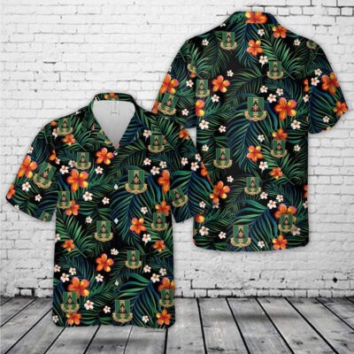 Army Hawaiian Shirt, Us Army 156Th Armor Regiment Hawaiian Shirt, Military Aloha Shirts