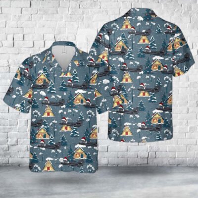 Army Hawaiian Shirt, Us Army 160Th Special Operations Aviation Regiment Mh-47G Chinook Christmas Hawaiian Shirt, Military Aloha Shirts