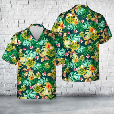 Army Hawaiian Shirt, Us Army 16Th Psychological Operations Battalion (16Th Pob) Hawaiian Shirt, Military Aloha Shirts
