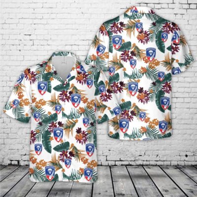 Army Hawaiian Shirt, Us Army 187Th Airborne Regimental Combat Team Hawaiian Shirt, Military Aloha Shirts