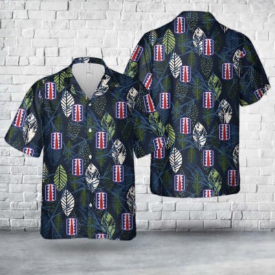 Army Hawaiian Shirt, Us Army 197Th Infantry Brigade (Sledgehammer Follow Me) Hawaiian Shirt, Military Aloha Shirts