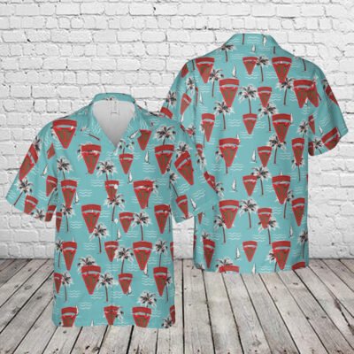 Army Hawaiian Shirt, Us Army 1St Infantry Division Recondo School Arrowhead Lrrp Hawaiian Shirt, Military Aloha Shirts