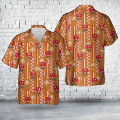 Army Hawaiian Shirt, Us Army 376Th Parachute Field Artillery Battalion (376Th Pfab) Hawaiian Shirt, Military Aloha Shirts