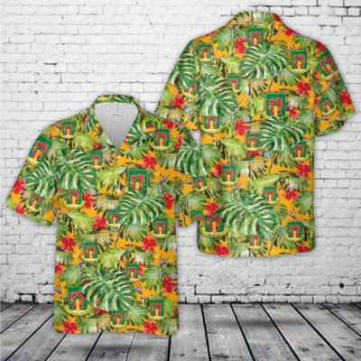 Army Hawaiian Shirt, Us Army 504Th Military Police Battalion Hawaiian Shirt, Military Aloha Shirts