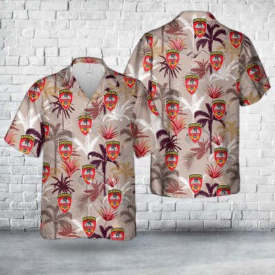 Army Hawaiian Shirt, Us Army 555Th Parachute Infantry Battalion Hawaiian Shirt, Military Aloha Shirts