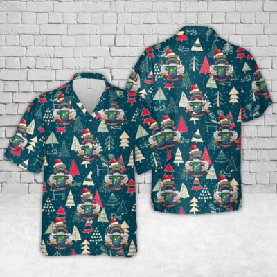 Army Hawaiian Shirt, Us Army 75Th Ranger Regiment - Army Rangers Special Edition Christmas Hawaiian Shirt, Military Aloha Shirts