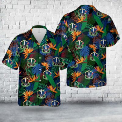 Army Hawaiian Shirt, Us Army 8Th Psychological Operations Group (Airborne) (8Th Pog(A)) Hawaiian Shirt, Military Aloha Shirts