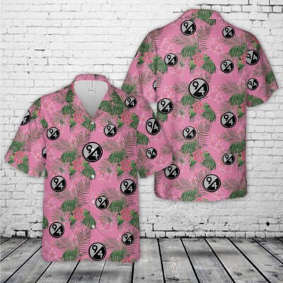 Army Hawaiian Shirt, Us Army 94Th Infantry Division Hawaiian Shirt, Military Aloha Shirts