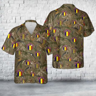 Army Hawaiian Shirt, Us Army Army Training And Doctrine Command Band (Tradoc Band) Hawaiian Shirt, Military Aloha Shirts