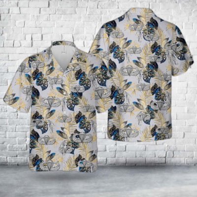 Army Hawaiian Shirt, Us Army Basic Parachutist Badge Hawaiian Shirt, Military Aloha Shirts